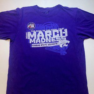 NCAA March Madness T-Shirt Size Large Kansas State Wildcats